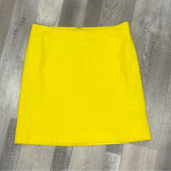 Ann Taylor Loft bright yellow mini skirt ❤️ - Picture 3 of 8